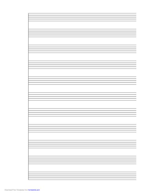 All sorts of music can have a positive effect on the brain. Manuscript Paper - 118 Free Templates in PDF, Word, Excel Download