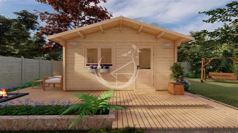 One Bedroom Log Cabin 5m X 57m Log Cabin Ireland