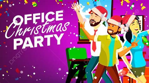 Office Christmas Party Vector Banner Template Download On Pngtree