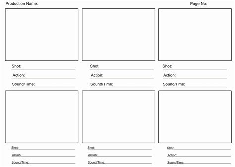 Storyboard Outline Template