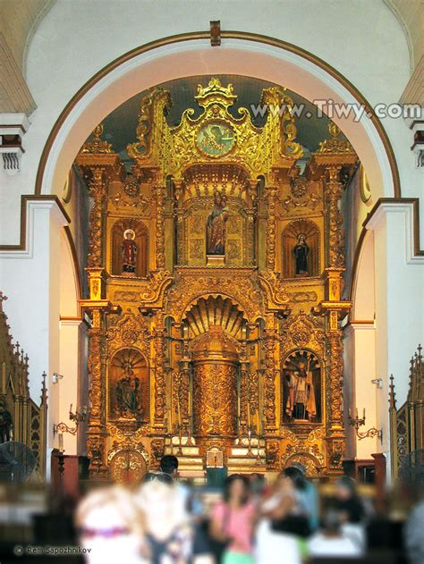 Altar De Oro Del Siglo Xvii Se Encuentra En La Iglesia De