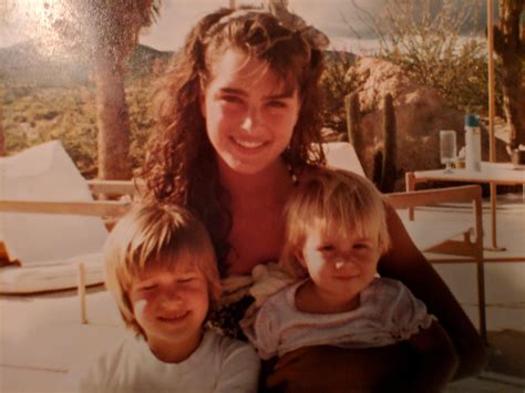 my wife right and her older sister with brooke shields cabo san lucas november 1982 r