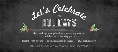 Most of the time, words in a wedding invitation card determines whether a particular guest will attend the ceremony or not. Office Christmas Party Invitation