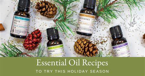 7 Essential Oil Recipes To Try This Holiday Season Simply Organics