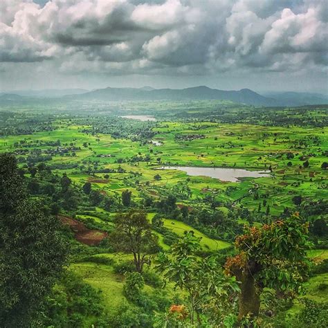 View On The Saputara Hills During Monsoon Places To Travel Places Of