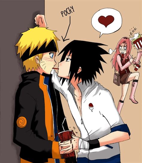 Naruto And Sasuke Kissing Wallpaper