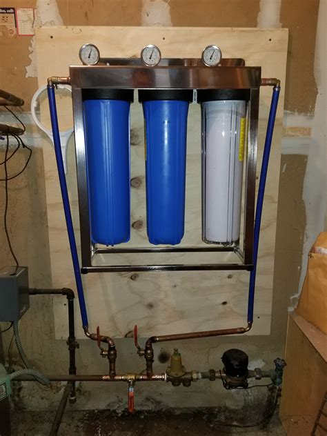Whole House Inline Water Filtration System A Jay Plumbing