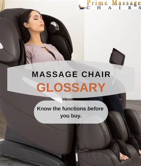 Massage Chair Glossary Massage Chair Massage Massage Therapy Business