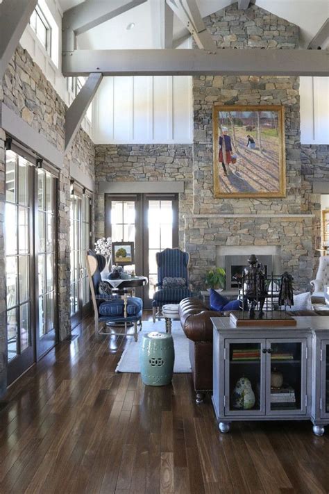 Lying deck stain from sherwin williams. Wall paint color is Sherwin Williams SW 7012 Creamy. Beams ...