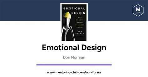 Emotional Design Why We Love Or Hate Everyday Things By Don Norman