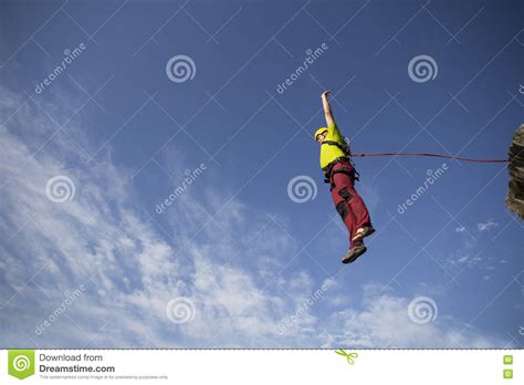 Jump Off A Cliff Stock Image Image Of Moving Diving 76505249