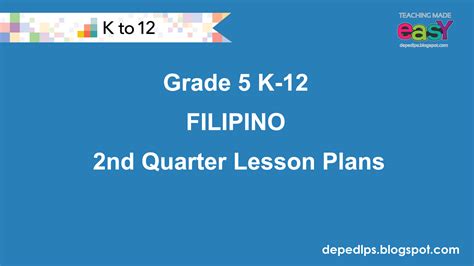 Detailed Lesson Plan In Filipino Baitang Th Pdf Curriculum Education