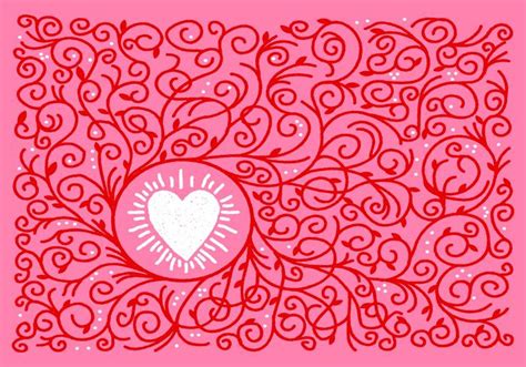 Heart And Vine Border Vector 138938 Vector Art At Vecteezy