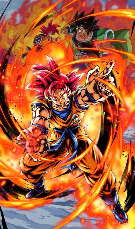 Resurrection f and both the anime fans heard about the super saiyan legend, but even with foreshadowing, many were dumbfounded to see goku transform into a super saiyan for. Goku Super Saiyan God Dragon Ball legends in 2020 (With ...