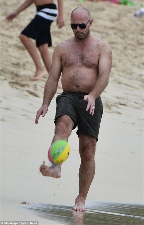 When i was a kid, despite being an ardent rugby player and supporter, i loved alan shearer. Alan Shearer shirtless playing football in Barbados ...