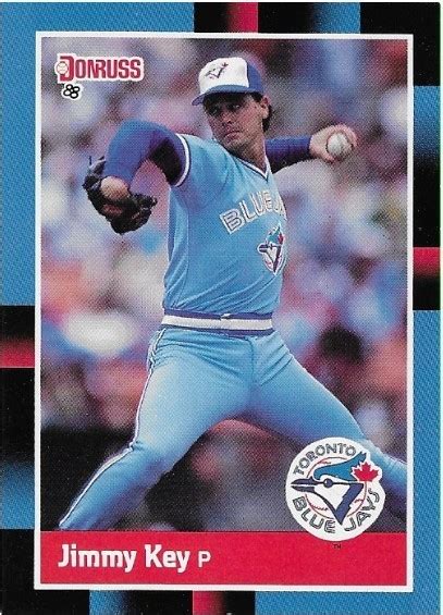 Key Jimmy Toronto Blue Jays Donruss Baseball Trading Card