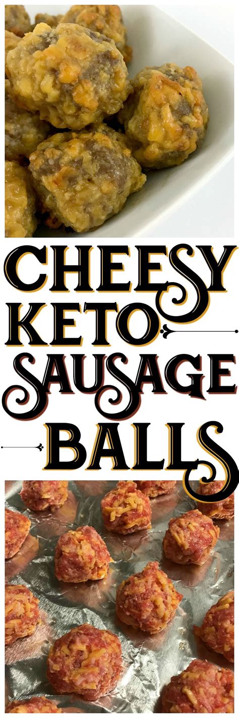 Cheesy Keto Sausage Balls Flourless Sausage Balls Recipe Keto Recipes Easy Keto Snacks