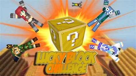 Minecraft Lucky Block Challenge Blue Lucky Block Mod Ita Youtube