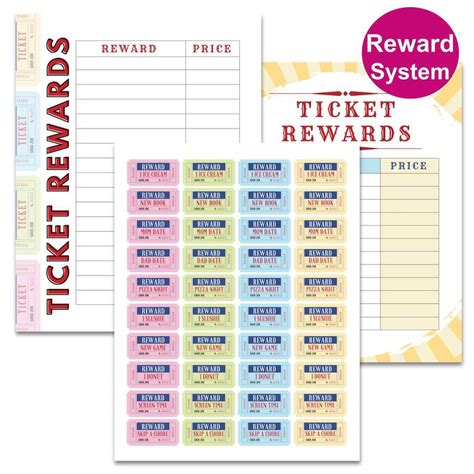 Reward Ticket Template