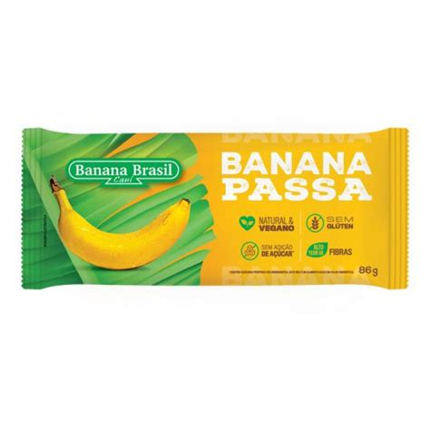 Banana Passa 100 Natural Loja Banana Brasil
