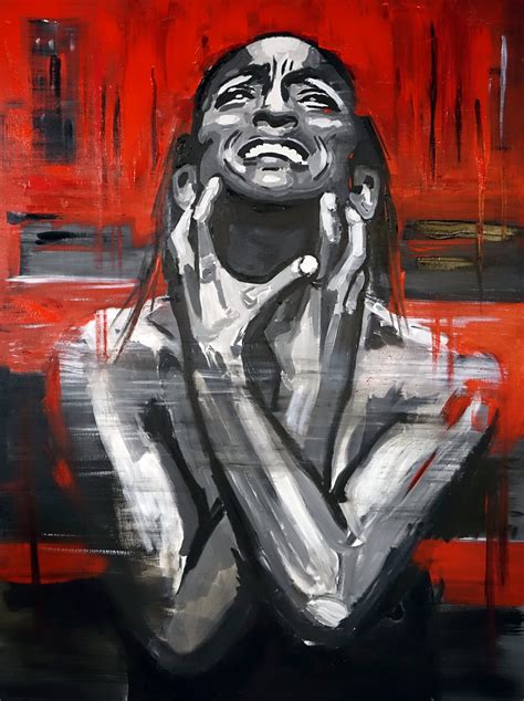 Pain By Wojtek Babski 2017 Painting Acrylic On Canvas Singulart
