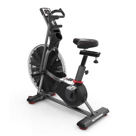 Orientation is based from a seated position on the bike. Schwinn Airdyne Pro