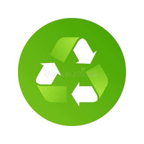 Recycle Arrow Symbol Icon Stock Vector Illustration Of Direction