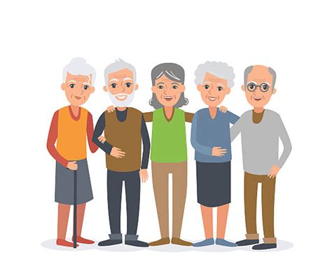 Royalty Free Old People Clip Art Vector Images And Illustrations Istock