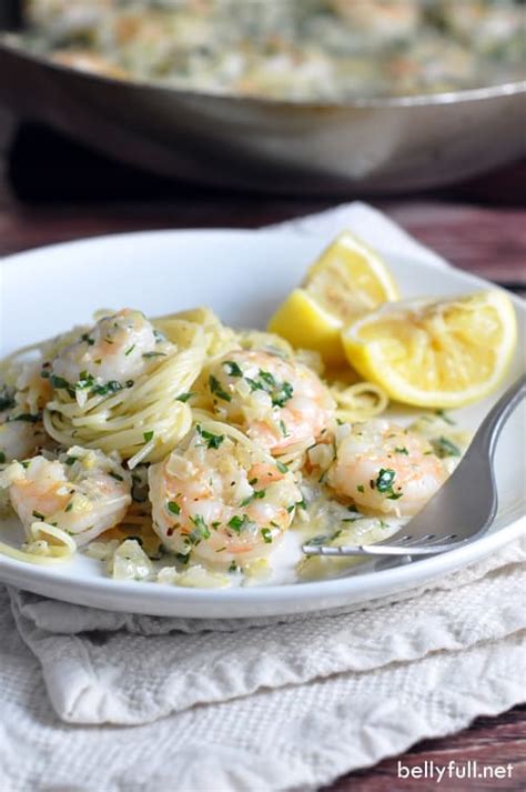 This shrimp scampi is fantastic mixed with pasta, over rice, or just with crusty bread for dipping in the sauce. Shrimp Scampi with Lemon Cream