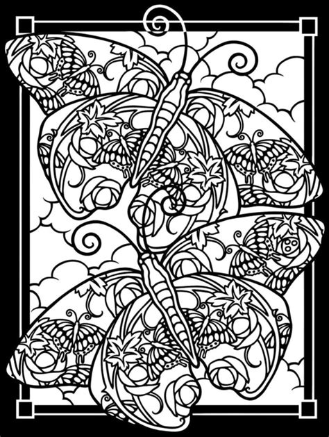 Get This Difficult Butterfly Coloring Pages For Adults Cavv5