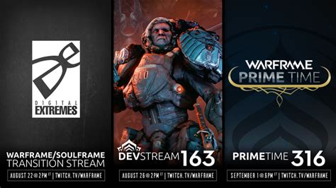 Join Digital Extremes Upcoming Warframe And Soulframe Streams On
