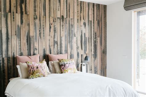 First up, measure and cut your plywood. Feature wall in our bedroom---recycled timber fence ...