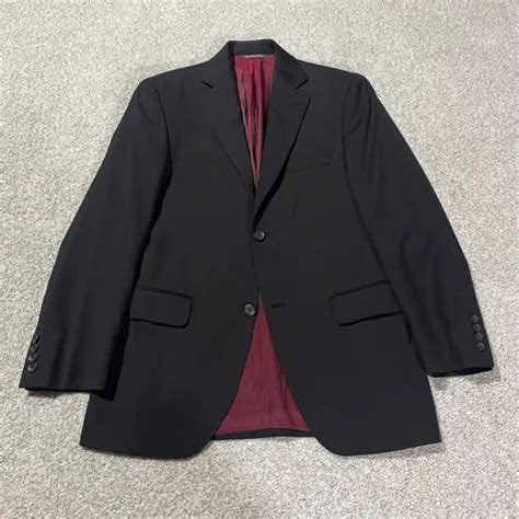 Barneys New York Mens Loro Piana 100 Wool Sport Coat Blazer Black