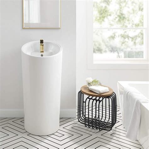 54 Pedestal Sinks To Streamline Your Bathroom Design Obsigen