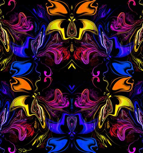 Dreaming Butterfly Dreams Digital Art By Abstract Angel Artist Stephen K