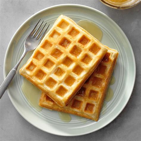 Easy Morning Waffles Recipe How To Make It Taste Of Home