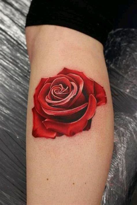 Rote Rose Als Geniale Tattoo Idee Atemberaubende Tattoo Ideen Rosen