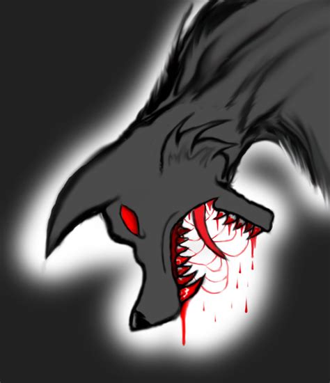 Blood Wolf By Redwolfxlll On Deviantart