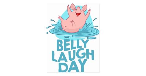 Belly Laugh Day Appreciation Day Postcard