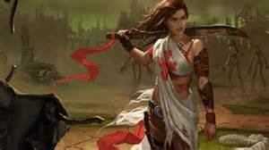 Fantasy Art Women Warriors Nude Fantasy Women Warrior Wallpaper Background X Id