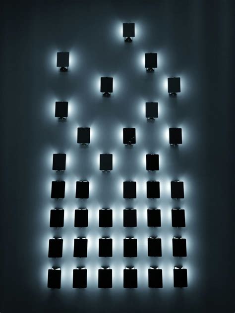 Luminous Wall Lamps In Dark Room · Free Stock Photo