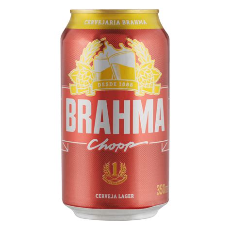 Cerveja Lager Brahma Chopp Lata 350ml Giassi Giassi Supermercados