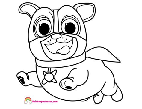 Puppy Dog Pals Coloring Pages Coloring Home