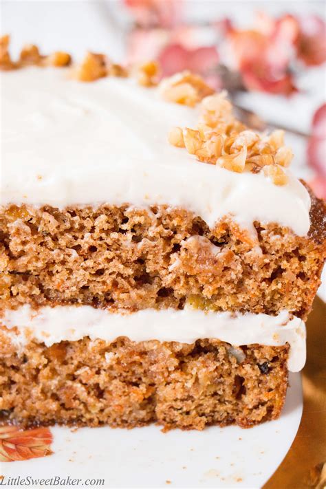 Healthy Carrot Cake With Yogurt Cream Cheese Frosting Video Little