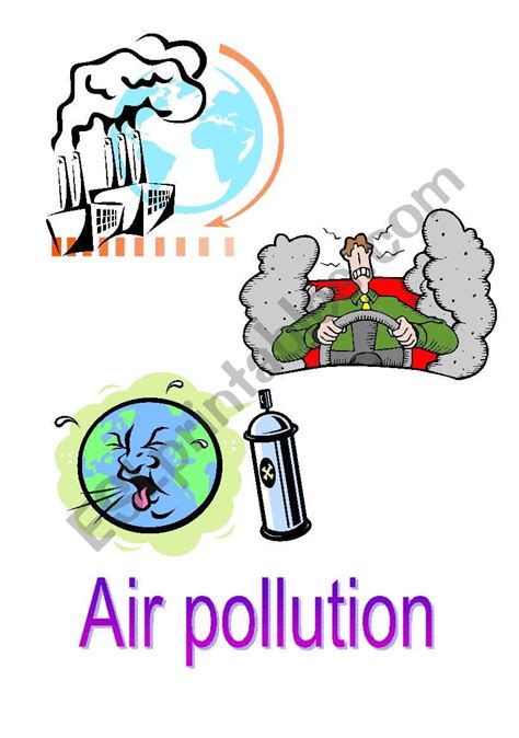 Air Pollution Esl Worksheet By Mwag
