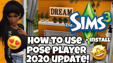 The Sims 3 How To Use And Install Pose Player Update 2020 Youtube