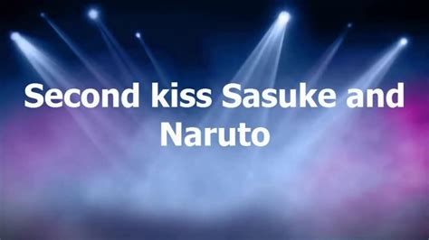 Naruto And Sasuke Kiss Youtube
