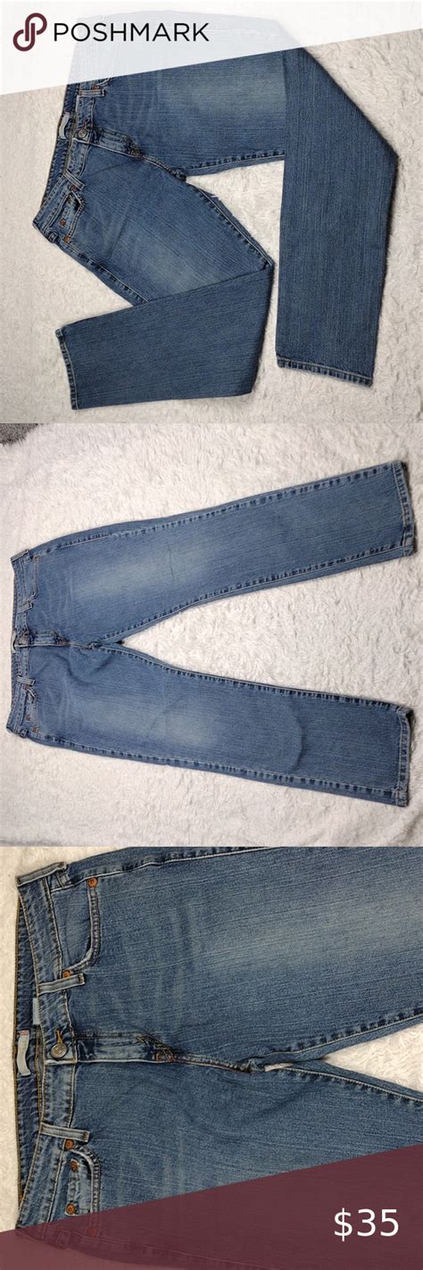 Levis 545 Blue Medium Wash Five Pocket Low Rise Skinny Leg Jeans