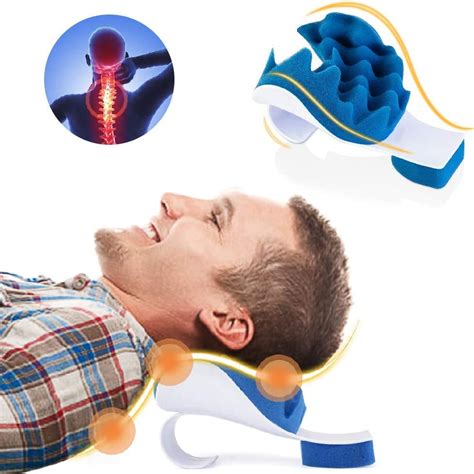 Chiropractic Pillowneck And Shoulder Pain Relief Support Relaxer