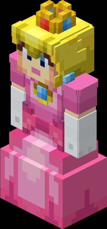 Minecraft Super Mario Princess Peach 3d Skin Java Supermario 1202
